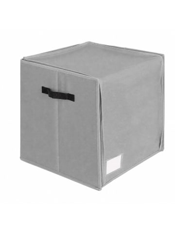relaxdays Weihnachtskugel-Aufbewahrungsbox in Grau - (B)36,5 x (H)40 x (T)36,5 cm