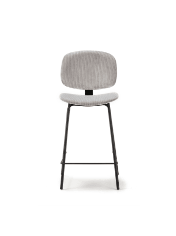 CALICOSY 2er-Set Barhocker ARUS  in Grau  - (W) 44  x (H) 65  x (L) 50  cm