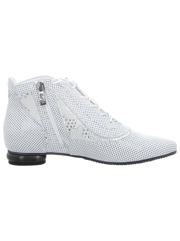 SIMEN Schnürstiefelette in weiß