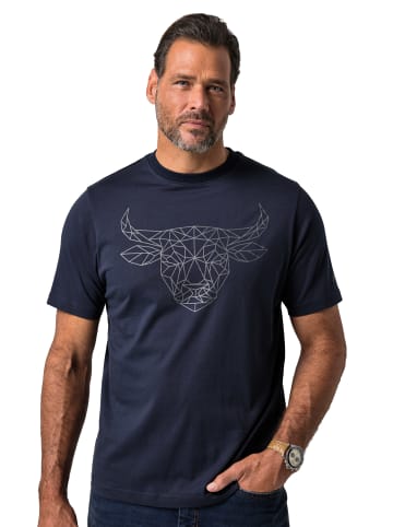 JP1880 Kurzarm T-Shirt in navy blau