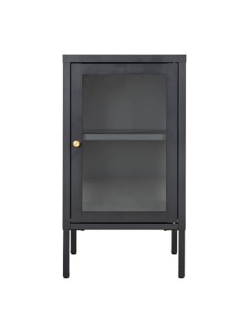 ebuy24 Vitrinenschrank Dalby Schwarz 38 x 35 cm