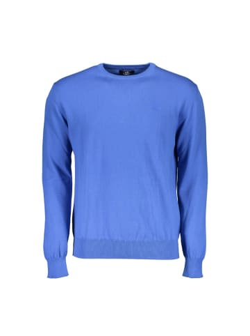 La Martina Blau Baumwolle Herren Strickware Hemd