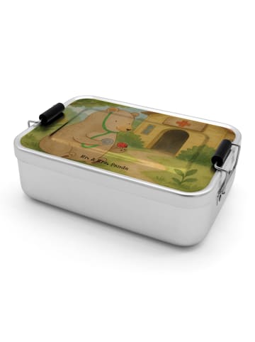 Mr. & Mrs. Panda Bentobox Bär Arzt Design ohne Spruch in Weiß