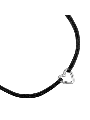 Glanzstücke München Armband Herz aus Edelstahl in silber