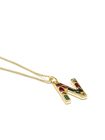 Luxenter Halskette Alphabet mit 18 Karat Gold-Finish – ALPHABET