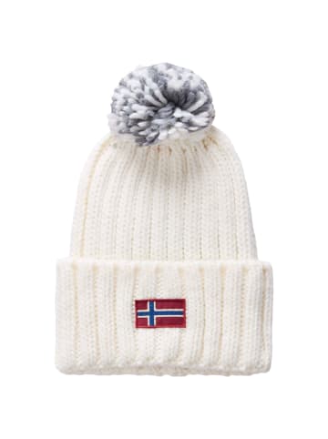 Napapijri Semiury W 3 - Mütze (riviera blue) in beige dimity