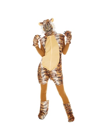 tectake Cooles Tigerkostüm für Frauen und Männer, orange