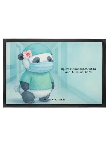 Mr. & Mrs. Panda Schmutzmatte Operationsassistentin Leidenschaft... in Weiß