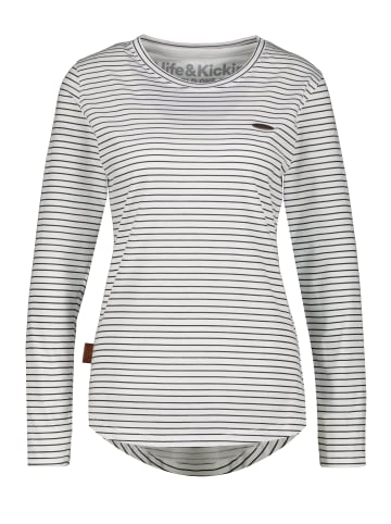 alife and kickin Langarmshirt LeaAK Z in white