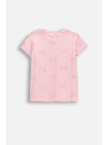 Coccodrillo T-shirt mit kurzen Ärmeln in gedämpftes Rosa