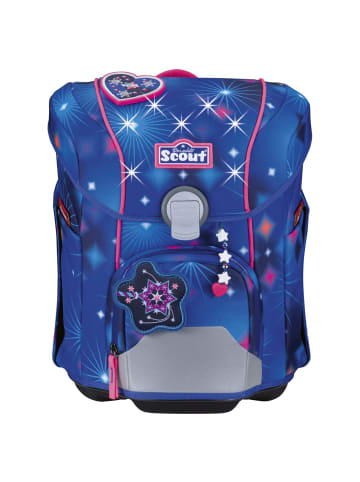 Scout Micro Exklusiv LED - Schulranzen Set 4 tlg. (Rocket Rider) in Sparkling Dream