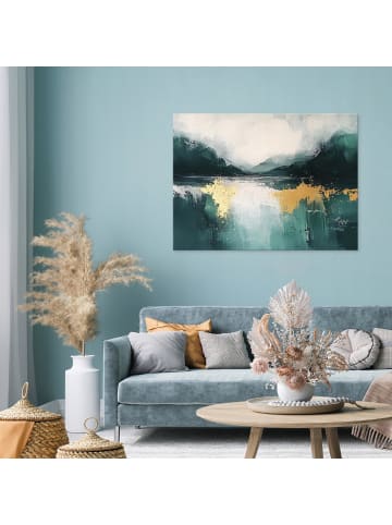 WALLARENA Wandbild Marmor in Grün