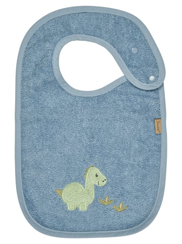 Sterntaler Lätzchen Druckknopf DINO Rexi in helles blau