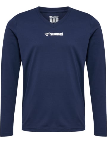 Hummel Kinder Longsleeve "BL Essential T-Shirt Longsleeve" in Blau