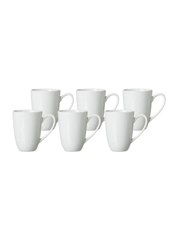 Ritzenhoff & Breker 6er Set Latte Macchiato-Tassen Bianco in 330 ml in weiß