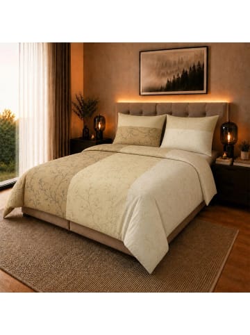 Bettwäsche Soft Garden in beige