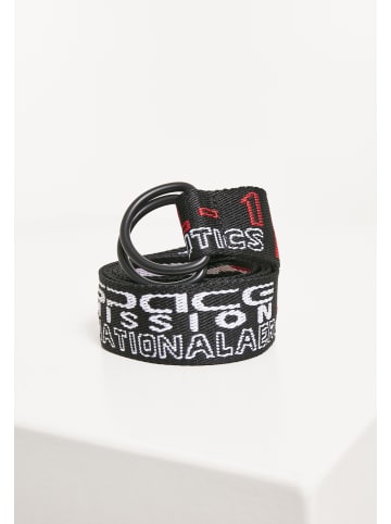 Mister Tee Belt in white/black