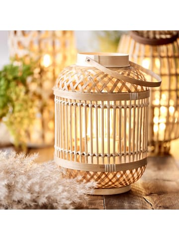 Butlers Laterne BAMBOO NIGHTS in Braun