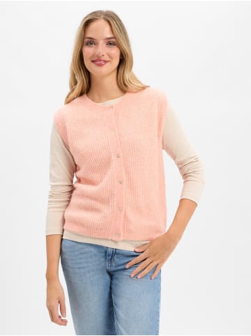 Marie Lund Weste in aprikot rosa - 0006