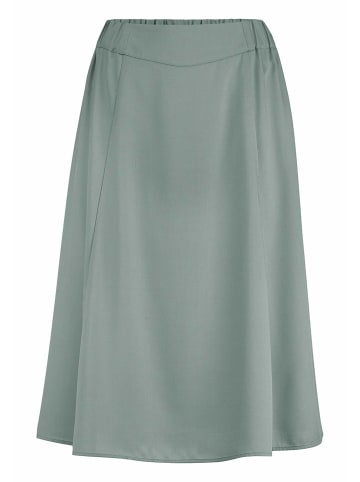 Hessnatur Hessnatur Gewebe Rock Knielang SAXCELL aus Lyocell in mattgrün