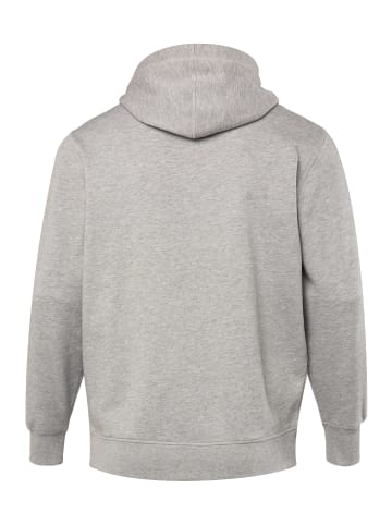 JP1880 Sweatjacke in dunkelgrau melange