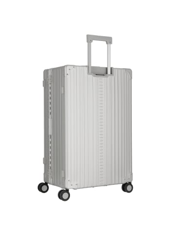 Aleon Traveler Macro 4-Rollen Trolley 77 cm mit Kleidersack in platinum 1