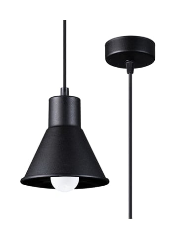 Nice Lamps Hängeleuchten MARTINA 1 in Schwarz [E27] H 120cm