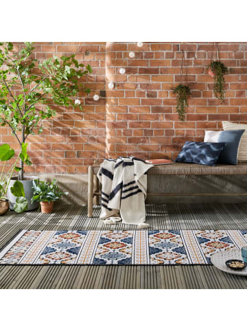 KADIMA DESIGN Farbenfroher UV-beständiger Terrassen-Teppich