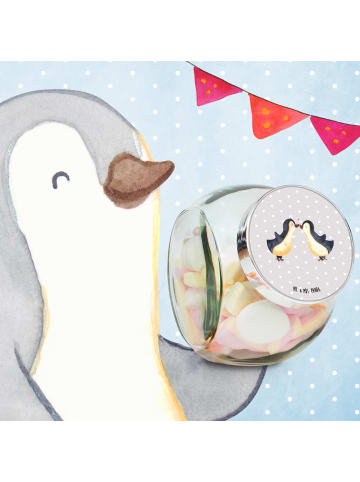 Mr. & Mrs. Panda gewürzglas Pinguin Liebe ohne Spruch in Grau Pastell