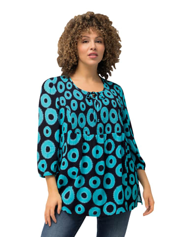 Ulla Popken Bluse in tiefes aqua