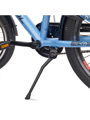 S'COOL Kinderfahrrad - troX 20 Zoll 3-Gang | ab 6 Jahre - Dark Grey/Orange