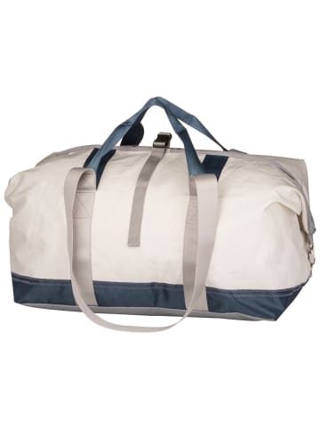 360 grad Sporttasche Kutter XL in Weiß/Balken Blau/Zahl Hellgrau