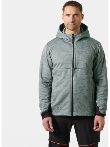 Helly Hansen Fleecejacke/Fleecepullover "Tech Hooded Midlayer" in Grau