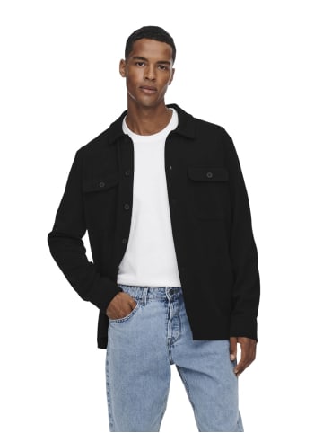 Only&Sons Hemd ONSNEWKODYL OVERSHIRT in Schwarz