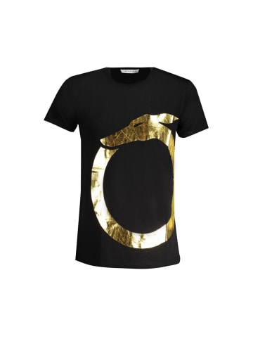 Trussardi Schwarzes Baumwoll-T-Shirt