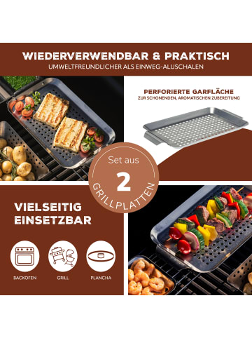 bremermann 2-er-Set Grillplatte