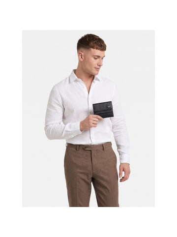 Golden Head Polo Geldbörse RFID Schutz Leder 10 cm schwarz