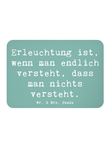 Mr. & Mrs. Panda Kühlschrankmagnet Spruch Erleuchtung Weisheit m... in Meeresbrise