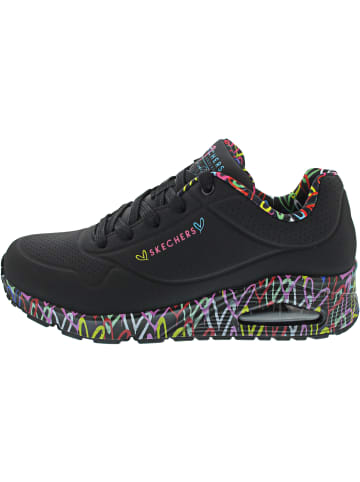 Skechers Uno-Loving Love Sneaker Schwarz