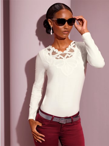 creation L Modal-Baumwoll-Shirt in ecru