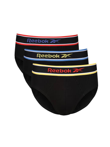 Reebok Slip Slips 3-Pack in Black/MultiColourWB