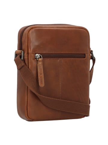 Greenburry Vintage Mini Bag Umhängetasche Leder 17 cm in natur