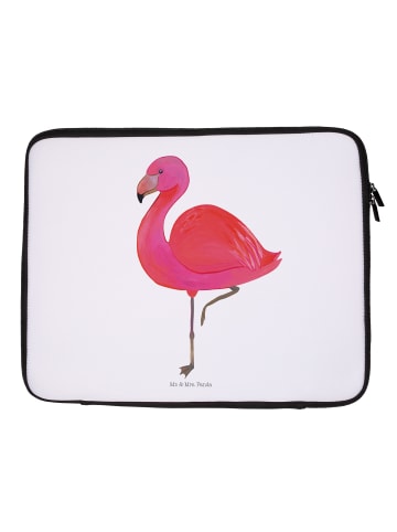 Mr. & Mrs. Panda Notebook Tasche Flamingo Classic ohne Spruch in Weiß