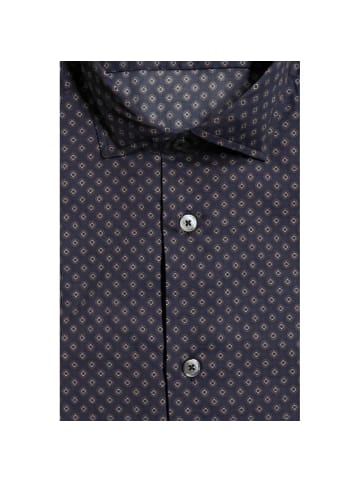 Bagutta Blau Baumwolle Herren Slim Fit Hemd