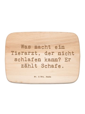 Mr. & Mrs. Panda Küchenbrett Holz Spruch Tierarzt Schafzählen mi... in Transparent