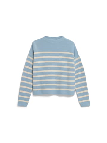 armedangels Strickpullover Merinaa in hellblau ecru - 0001