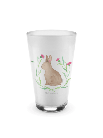 Mr. & Mrs. Panda Glas Hase Sitzen ohne Spruch in Transparent