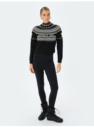 KOTON Sweater in Schwarz Gemustert