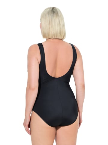 Ulla Popken Badeanzug in schwarz