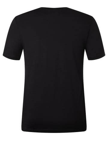 super.natural Merino T-Shirt in schwarz